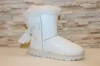 Угги сапоги женские белые зимние С931
