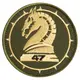 Шеврон на липучке 47 Бригада ВСУ хаки 8 см вышитый патч нашивка