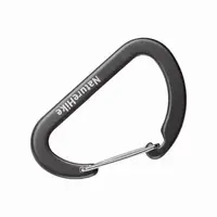 Карабін багатофункціональний 65 мм 2 pack Naturehike NH15A002-H Black