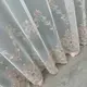 Готовая тюль (3х2,7м.) "Грек-сетка" с вышивкой. Цвет молочный с пудровым. Код 1493т 40-405