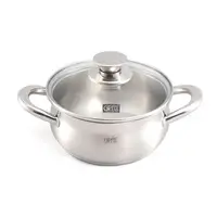 Каструля з кришкою Gipfel Serenade GP-1743 18 см 2.1 л срібляста