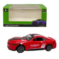 Машинка металлическая "АВТОПРОМ 1:36 MUSTANG", КРАСНАЯ