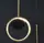 Бра LED 27184 Черный 55-200х35х6 см.