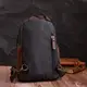 Интересный рюкзак из полиэстера с большим количеством карманов Vintage 22148 Черный