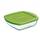 Форма PYREX СOOK & STORE /квадратная 25х22х7 см с крышкой/2,2 л