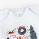 Боди детское из ткани с начесом и рождественским принтом Christmas mood