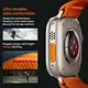 Нейлоновый ремешок Spigen для Apple Watch (49/45/44/42) - Lite Fit Ultra, Orange (AMP05986)