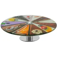 Подставка крутящаяся стеклянная Stenson WHW-59666-7 30 см