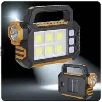 Фонарь ручной на солнечной батарее повербанк Solar multilight HS-8029-7-A