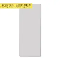 Уценка Зеркальная наклейка (акрил) 400х1000х2мм Silver SW-00003332