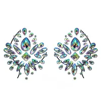 Наклейки кристали для грудей Crystals 6 8510 17х9.5 см