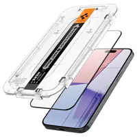 Захисне скло Spigen для iPhone 15 Pro - EZ FIT GLAS.tR (2 шт), Black (AGL06893)