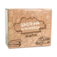 Мел Школьный белый - 50 штук Strateg (50133)