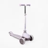 Самокат трехколесный Best Scooter J-03-044 колеса PU со светом складной руль. Light Violet (193230)
