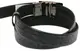 Мужской кожаный ремень под брюки Skipper 1067-35 черный 3,5 см