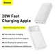 УМБ BASEUS Bipow Digital Display Power bank 20000mAh |2USB/1Type-C, PD/QC, 20W, 3A| (PPDML-M02)