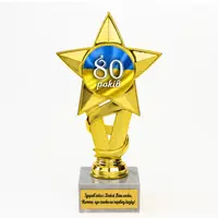 Статуэтка 574353 Юбилейная 80 років Золотая Звезда