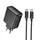 Адаптер сетевой HOCO Type-C to Type-C Cable Supply charger CS27A |1USB/3Type-C,67W/3A, PD/QC|