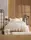 Постельное белье с муслиновым покрывалом Nil Home Soft Pike пудра 200х220см