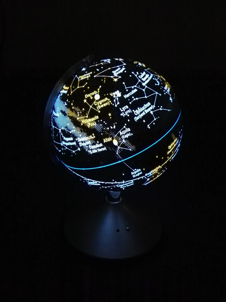 Светодиодный глобус USB ночник LED с сенсором LS40102S Гранд Презент LS40102S