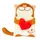 Подушка "Котик. Be mine"