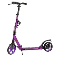 Детский самокат алюминиевый Best Scooter BS-540 Factor, ручной дисковый тормоз, 2 амортизатора. Purple (118490)