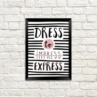 Постер в рамке Dress to express 15x21 см (MT5_20F004_BL)