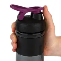 Шейкер спортивний (пляшка) BlenderBottle SportMixer Flip 20oz/590ml Black/Plum