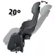 Детское велокресло Bobike GO Carriers RS Reclining System - rear bicycle seat for rack Urban Black