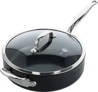 Сотейник із кришкою GreenPan Barcelona Pro CC005328-001 28 см 4.6 л чорний