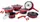 Набор кухонной посуды Royalty Line RL-ES2014-Red 14 предметов красный