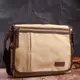 Практичная сумка через плечо для ноутбука 13" из плотного текстиля Vintage 22202 Песочный
