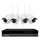 Комплект відеонагляду OVERMAX Camspot NVR 4.0 FullHD з 4-х зовнішніми IP-камерами, підтримка Wi-Fi