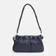 Женская кожаная сумка Borsa Leather K15001sap-navy