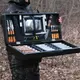 Набор для гриля и барбекю "Застольный" в деревянном кейсе.
