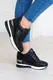 Сникеры женские Fashion Lukki 3225 40 размер 25,5 см Черный