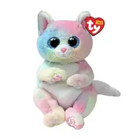 Детская игрушка мягконабивная TY BEANIE BELLIES. Радужный кот CAT