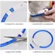 Светодиодный LED ошейник для собак с зарядкой USB, красный