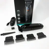 Машинка для стрижки волосся триммер VGR V-972 професійна з насадками акумуляторна USB