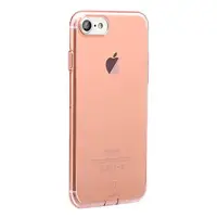 Силиконовый чехол Crystal iPhone 7 Plus розовое золото Remax 750905