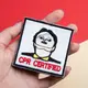 Набор шевронов 2 шт с липучкой CPR Certified 7 см вышитый патч шеврон нашивка