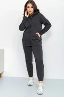 Спорт костюм женский на флисе цвет грифельный 119R205
