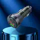 Адаптер автомобильный Hoco Unimpeded car charger with digital display NZ12B |1USB/1Type-C, PD/QC, 48W/3A|