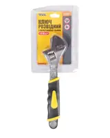 Ключ разводной MASTERTOOL, 250 мм, 0 – 38 мм, переставная губка, CrV. Black (76-0423)