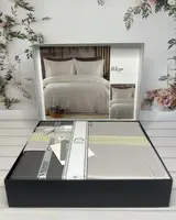 Rhys сатиновое постельное белье. Евро размер. Romeo home Турция.