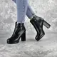 Ботильоны женские Fashion Thunder 2412 39 размер 25 см Черный