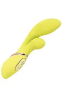 (УШКОДЖЕНА КОРОБКА) Вібратор-кролик - Klitreizer-Vibrator жовтий