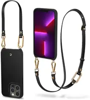 Чехол Spigen для iPhone 13 Pro - Cyrill, Classic Charm, с ремешком, Черный (ACS03582)