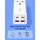 Удлинитель сетевой Ldnio SC1418 |2USB/2Type-C, 1Sockets. QC/PD, 65W/10A, 2m  EU Plug|