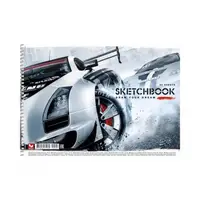 Альбом для рисования Sportcar PB-SC-030-507-3 спираль, 30 листов
